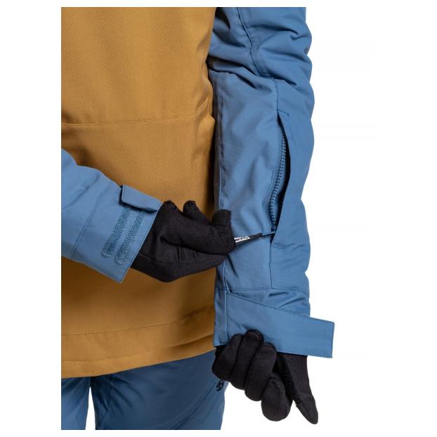 Сноубордическая куртка MEATFLY SLINGER JACKET - Аритикул SLINGER-2-WOOD/SLATE BLUE-L - Фото 20