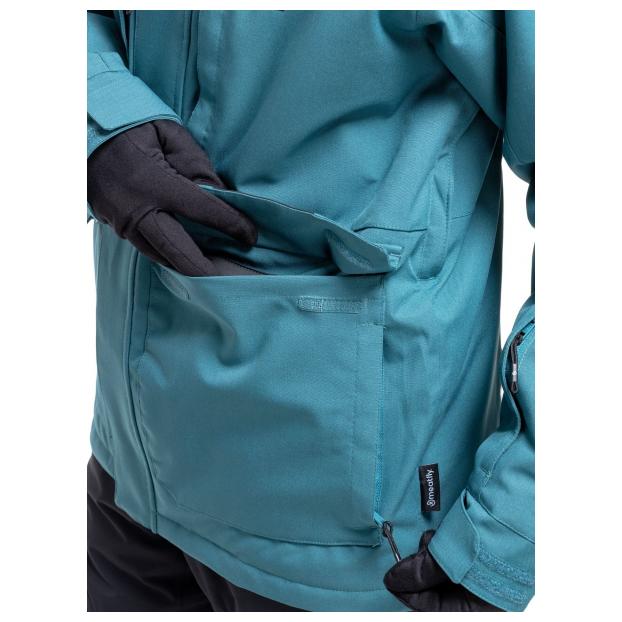 Сноубордическая куртка MEATFLY VERTIGO - Аритикул VERTIGO-1-TEAL BLUE-M - Фото 9