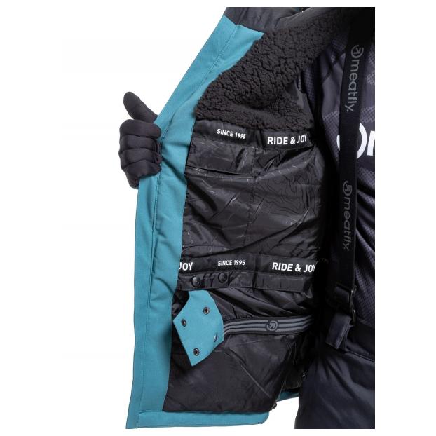 Сноубордическая куртка MEATFLY VERTIGO - Аритикул VERTIGO-1-TEAL BLUE-M - Фото 12