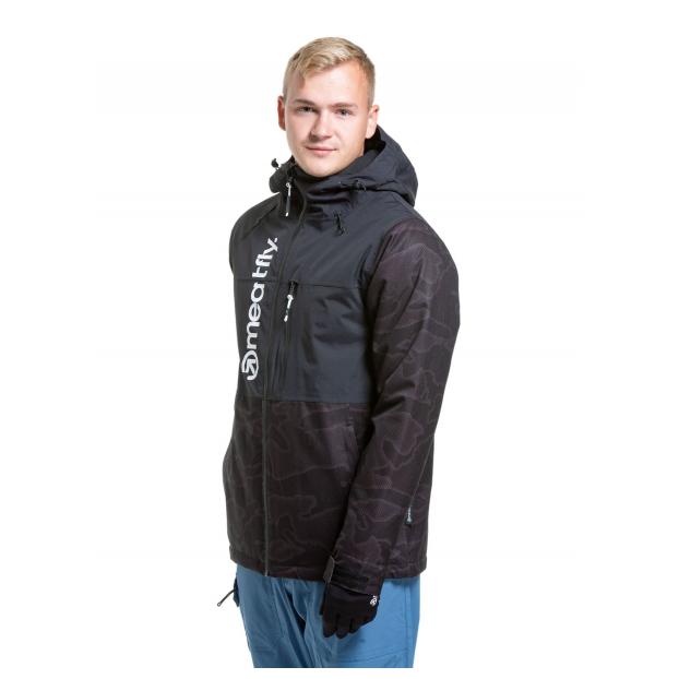 Сноубордическая куртка MEATFLY «MANIFOLD» - Аритикул MANIFOLD-2-SLATE BLUE/BLACK-M - Фото 4