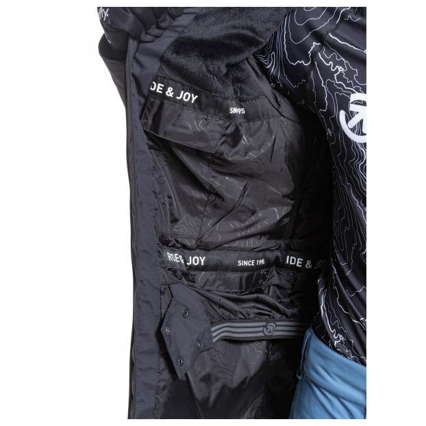 Сноубордическая куртка MEATFLY «MANIFOLD» - Аритикул MANIFOLD-2-SLATE BLUE/BLACK-M - Фото 11