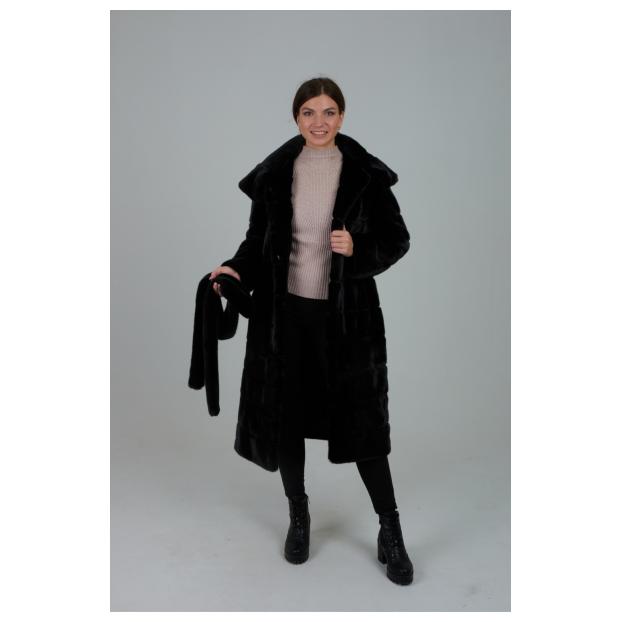 Женская шубка из искусственного меха VITIA WJ - Аритикул 99038-Черный-M(44-46) - Фото 1