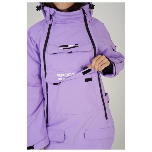 ЖЕНСКИЙ СНОУБОРДИЧЕСКИЙ КОМБИНЕЗОН RUNNING SPORT - Аритикул 8855-lavender-S - Фото 8