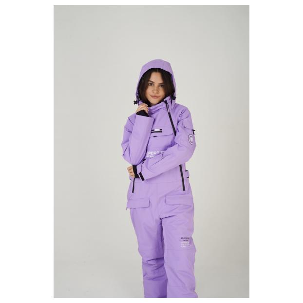 ЖЕНСКИЙ СНОУБОРДИЧЕСКИЙ КОМБИНЕЗОН RUNNING SPORT - Аритикул 8855-lavender-S - Фото 9