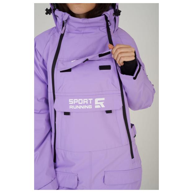 ЖЕНСКИЙ СНОУБОРДИЧЕСКИЙ КОМБИНЕЗОН RUNNING SPORT - Аритикул 8855-lavender-XL - Фото 12