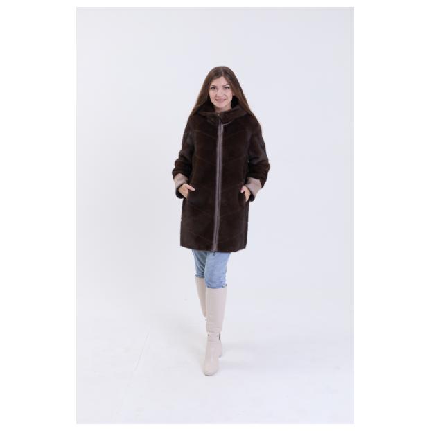 Дубленка женская двусторнняя VITIA  - Аритикул 1532-2-XL - Фото 2