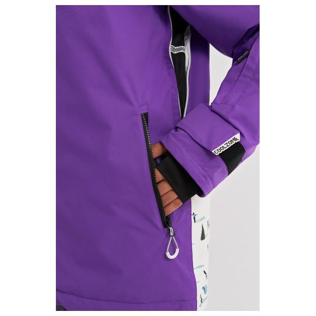 Куртка унисекс COOL ZONE YETI  - Аритикул KU4113/51/48-Purple-XS - Фото 5