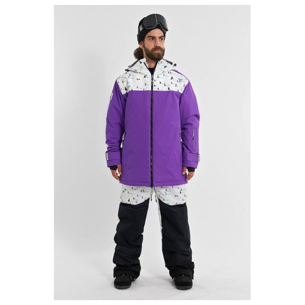 Куртка унисекс COOL ZONE YETI  - Аритикул KU4113/51/48-Purple-XS - Фото 6