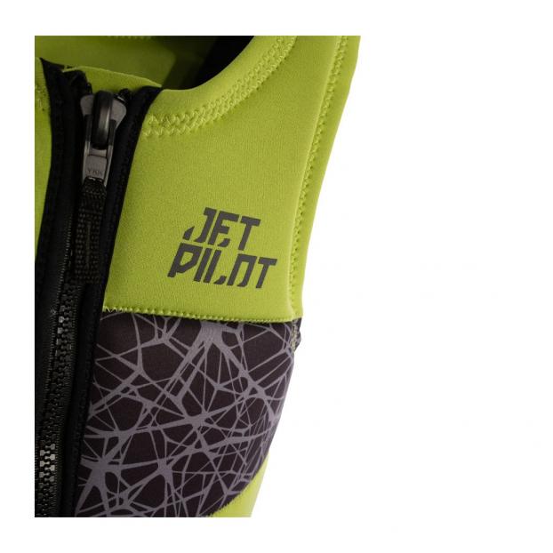 Спасательный жилет неопрен мужской Jetpilot Recon FE Neo lime/black - Аритикул 220360-XXXL - Фото 1
