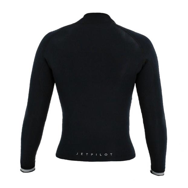 Гидрокуртка мужская Jetpilot Flight 2X2 LS FZ Jacket black S24 - Аритикул 221290-L - Фото 2