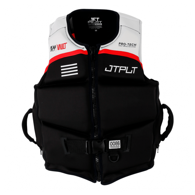 Спасательный жилет для гидроцикла нейлон мужской Jetpilot RX VAULT PROTECH S/E VEST - Аритикул 250260-BLACK/WHITE-L/XL - Фото 1
