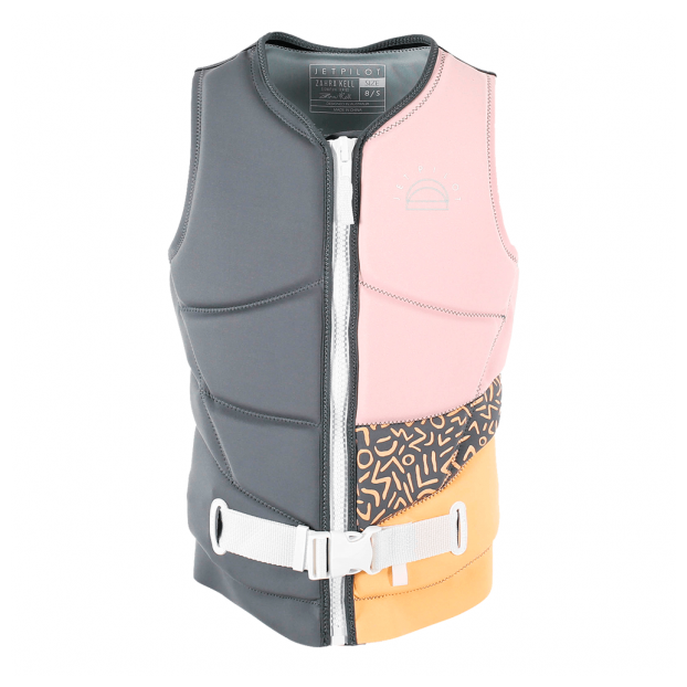 Спасательный жилет неопрен женский Jetpilot ZAHRA X1 F/E NEO VEST - Аритикул 250390-Charcoal-XS - Фото 1