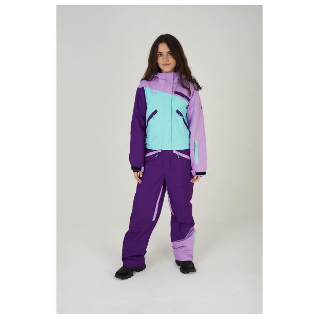 ЖЕНСКИЙ СНОУБОРДИЧЕСКИЙ КОМБИНЕЗОН RUNNING SPORT - Аритикул 8855-lavender-XL - Фото 19