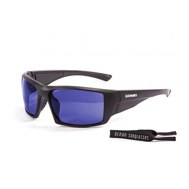 Спортивные очки Ocean Aruba  - Аритикул Aruba-Matte black with revo blue lenses - Фото 2