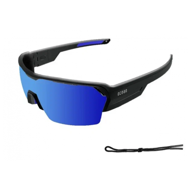 Спортивные очки RACE Matt Black / Grey Polirized lens (STD) - Аритикул 065172-Black / Revo Blue - Фото 9
