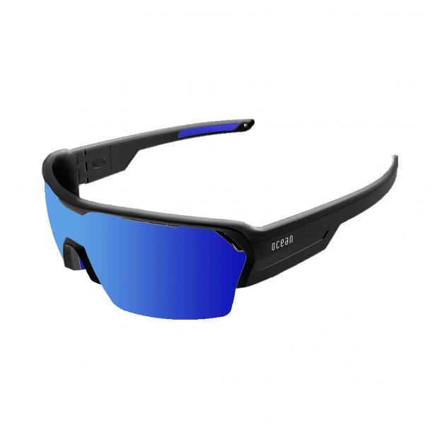 Спортивные очки RACE Matt Black / Grey Polirized lens (STD) - Аритикул 065172-Black / Revo Blue - Фото 6