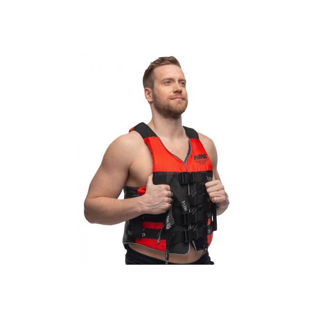 Спасательный жилет красный с ручками hikeXp RXP Ultimate Black/Red - Аритикул 100254-Black/Red-L/X - Фото 4