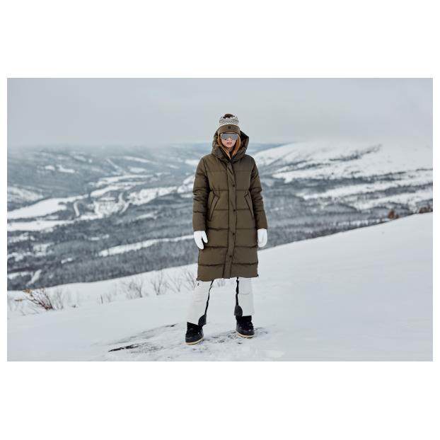 Зимнее городское пуховое пальто 8848 Altitude  “BIELLA” - Аритикул 2304-“BIELLA”-MUSTARD-36 - Фото 16