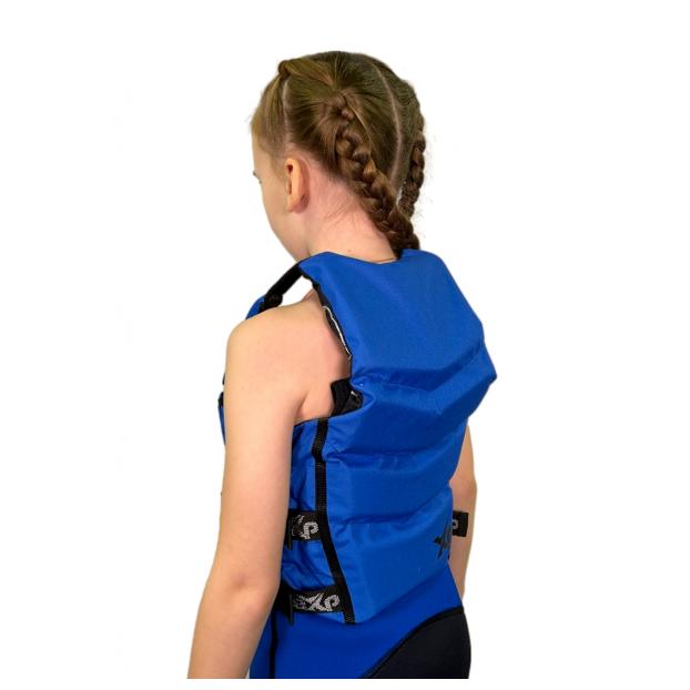 Жилет спасательный (страховочный) hikeXp Standart Blue/Black - Аритикул 100421-Blue/Black Kids - Фото 5