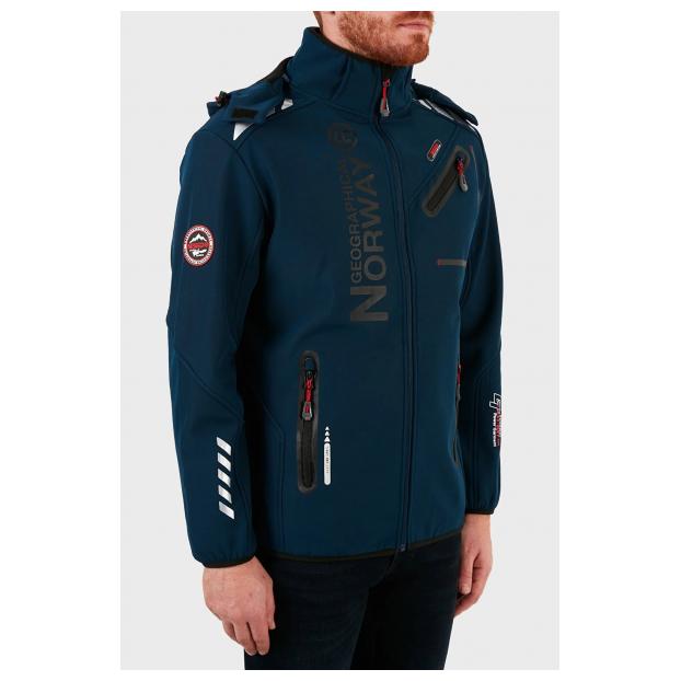 Софтшеловая куртка мужская  GEOGRAPHICAL NORWAY «ROYAUTE»  - Аритикул WW2620H/GN-BLACK-M - Фото 17