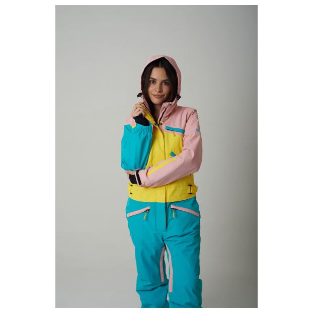 ЖЕНСКИЙ СНОУБОРДИЧЕСКИЙ КОМБИНЕЗОН RUNNING SPORT - Аритикул 8855-turquoise-S - Фото 22