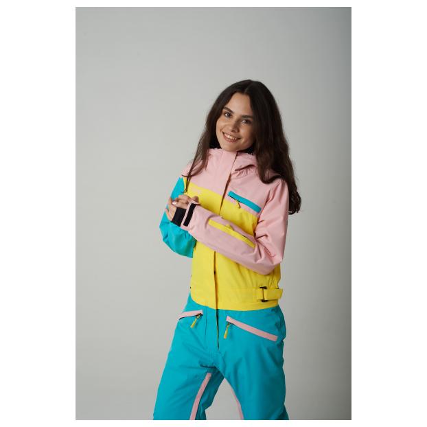 ЖЕНСКИЙ СНОУБОРДИЧЕСКИЙ КОМБИНЕЗОН RUNNING SPORT - Аритикул 7785-Fio-Pink-XL - Фото 23