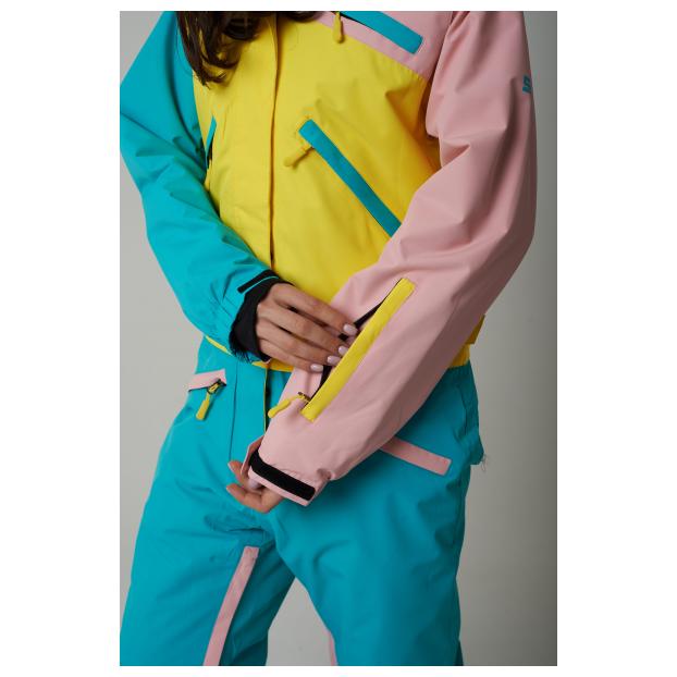 ЖЕНСКИЙ СНОУБОРДИЧЕСКИЙ КОМБИНЕЗОН RUNNING SPORT - Аритикул 7785-Fio-Pink-XL - Фото 24