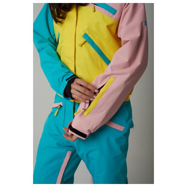 ЖЕНСКИЙ СНОУБОРДИЧЕСКИЙ КОМБИНЕЗОН RUNNING SPORT - Аритикул 8855-turquoise-S - Фото 24