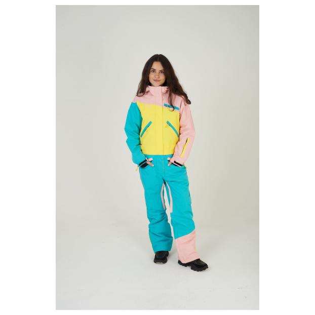 ЖЕНСКИЙ СНОУБОРДИЧЕСКИЙ КОМБИНЕЗОН RUNNING SPORT - Аритикул 7785-Fio-Pink-XL - Фото 25
