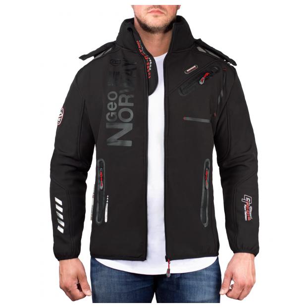 Софтшеловая куртка мужская  GEOGRAPHICAL NORWAY «ROYAUTE»  - Аритикул WW2620H/GN-BLACK-M - Фото 7