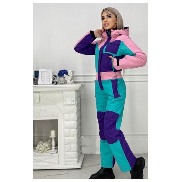 ЖЕНСКИЙ СНОУБОРДИЧЕСКИЙ КОМБИНЕЗОН RUNNING SPORT - Аритикул 7785-Fio-Pink-XL - Фото 28