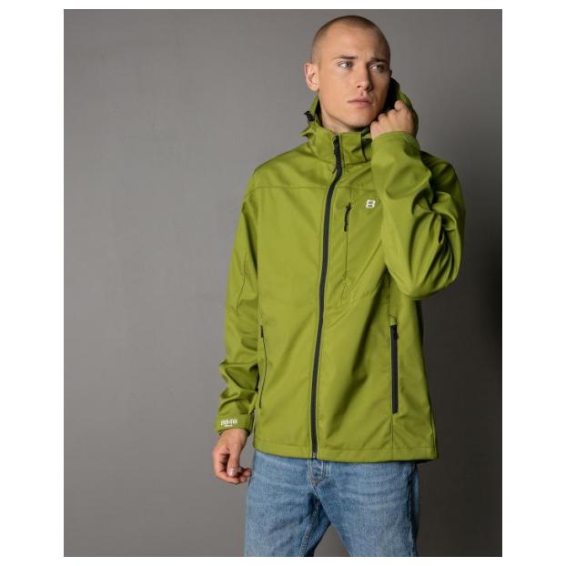 Куртка для беговых лыж 8848 Altitude «PADORE 2.0 SOFTSHELL»  - Аритикул 736617002-«PADORE 2.0 SOFTSHELL» -guacamole-m - Фото 6