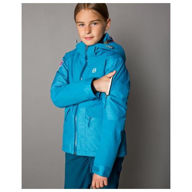 Детская  куртка 8848 Altitude «FLOWER» - Аритикул 8824A5150 fjord blue 150 - Фото 12