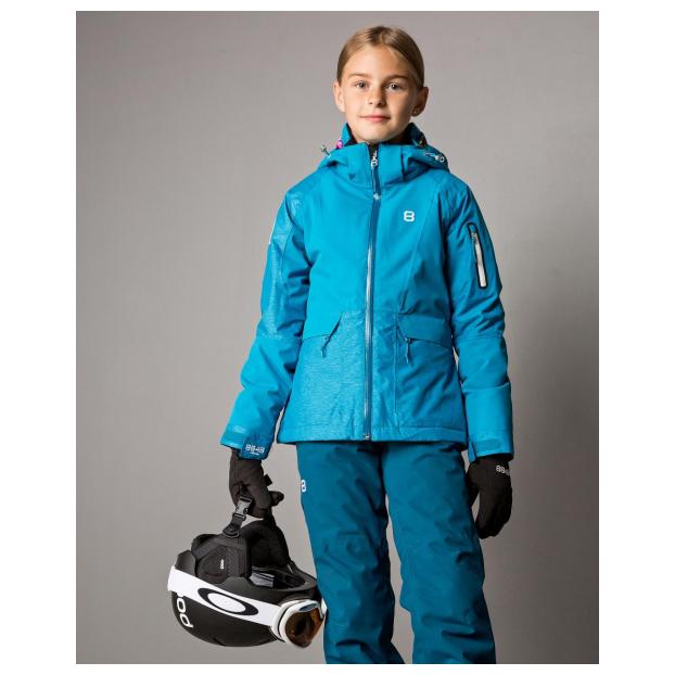 Детская  куртка 8848 Altitude «FLOWER» - Аритикул 8824A5150 fjord blue 150 - Фото 15