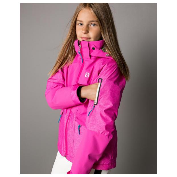 Куртка детская 8848 ALTITUDE Flower jr. Jacket 2018 - Аритикул 8824_2018-Flower jr. Jacket-Pink-140 - Фото 21