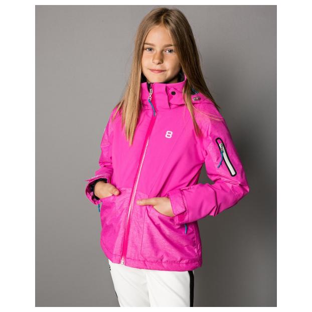 Куртка детская 8848 ALTITUDE Flower jr. Jacket 2018 - Аритикул 8824_2018-Flower jr. Jacket-Pink-140 - Фото 23