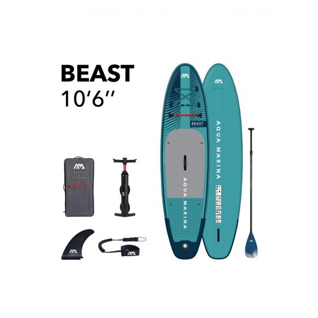 SUP-доска надувная с веслом Aqua Marina Beast 10'6" S24 - Аритикул Aqua Marina Beast 10'6" S24-312 - Фото 1