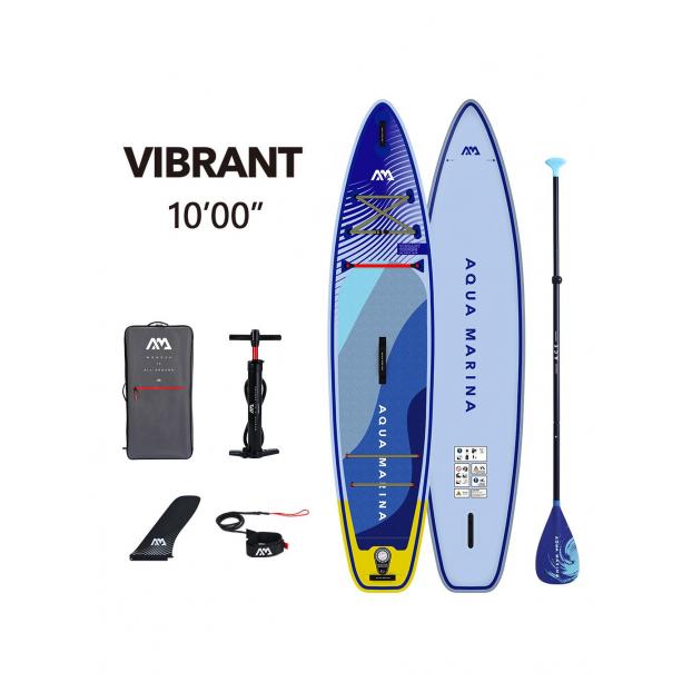 SUP-доска надувная с веслом детская для туризма Aqua Marina Vibrant Touring 10'0" S24 - Аритикул Aqua Marina Vibrant Touring 10'0" S24-200 - Фото 1