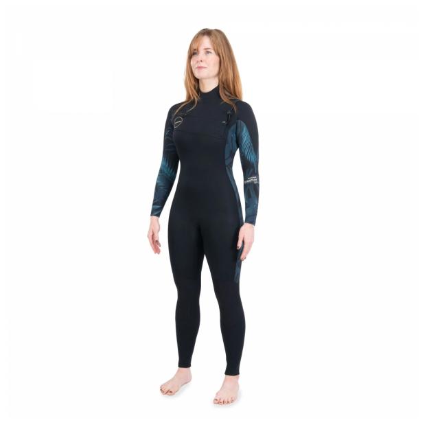 Гидрокостюм DAKINE Women's Quantum Chest Zip Full Suit 3/2mm Black/Grey - Аритикул DK22W32QZ-8 - Фото 3