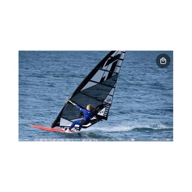 Парус для виндсерфинга POINT-7 "AC 0" SLALOM (безкамберный) - Аритикул AC 0 grey _ 7.7 - Фото 12