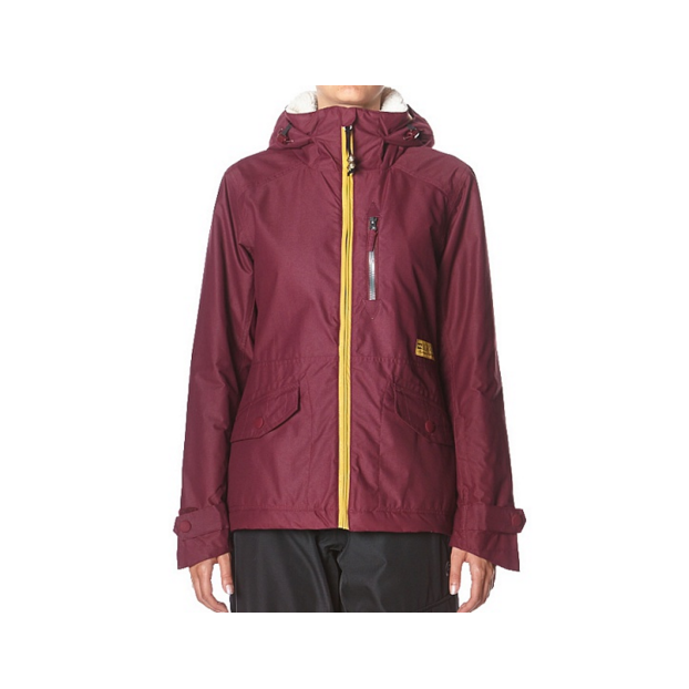 Куртка BILLABONG ALPHA JACKET FW15 - Аритикул ALPHA JACKET FW15 BLACK CHERRY L - Фото 2