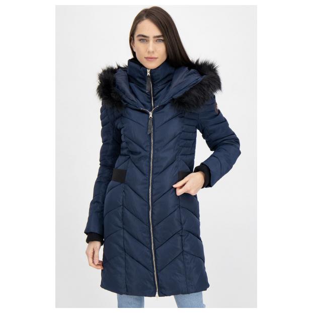Куртка зимняя женская удлиненная GEOGRAPHICAL NORWAY «DOLRIE» LADY - Аритикул WU5947F/GNO-NAVY-M - Фото 1