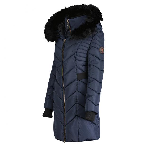 Куртка зимняя женская удлиненная GEOGRAPHICAL NORWAY «DOLRIE» LADY - Аритикул WU5947F/GNO-NAVY-S - Фото 3