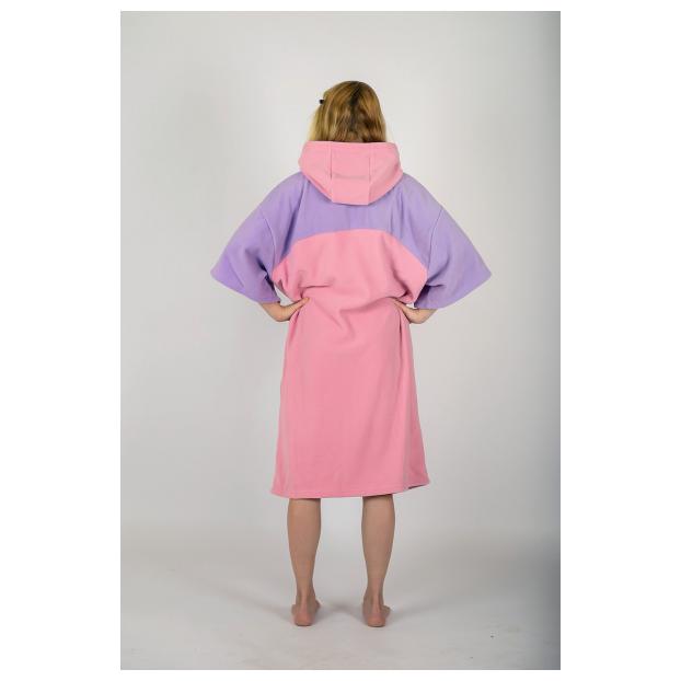 Флисовое пончо SOUL двухцветное - Аритикул Soul-poncho-two-color-pink-blue - Фото 5