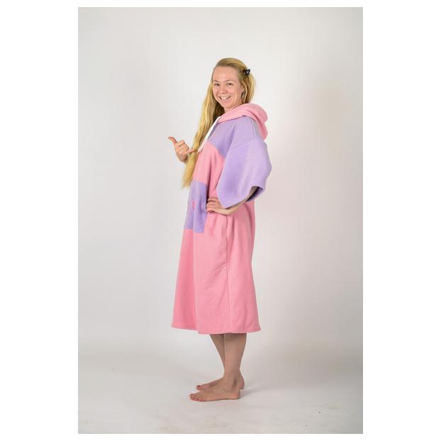 Флисовое пончо SOUL двухцветное - Аритикул Soul-poncho-two-color-pink-purple - Фото 6