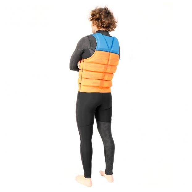 ЖИЛЕТ SOÖRUZ «DELUX» (FRONT ZIP) - Аритикул E19 MWVDEL-«DELUX» (FRONT ZIP)-orange-M - Фото 3