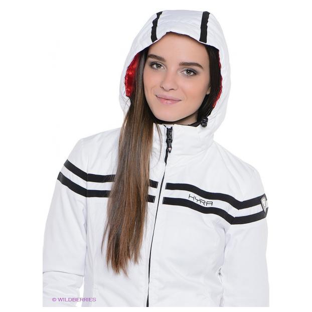 Горнолыжная куртка  HYRA.  Арт "HLG 3385" - Аритикул (white-black) 40 Горнолыжная куртка  HYRA.  Арт "HLG 3385" - Фото 4