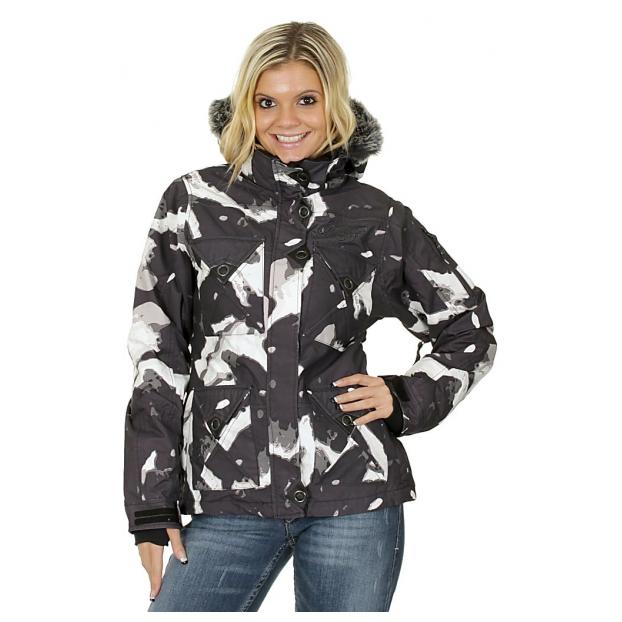 Сноубордическая куртка MEATFLY «MISTIQUE» - Аритикул (XS) Женская сноубордическая куртка MEATFLY «MISTIQUE» neon fox - Фото 2