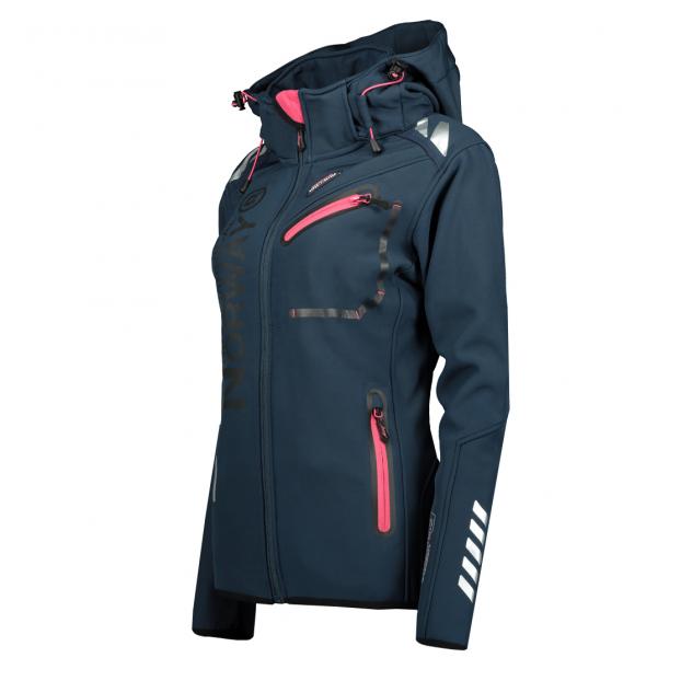 Софтшеловая куртка женская  GEOGRAPHICAL NORWAY «REINE» - Аритикул WT4038F-BLACK-S - Фото 22