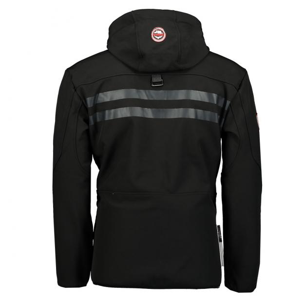 Софтшеловая куртка мужская  GEOGRAPHICAL NORWAY «ROYAUTE»  - Аритикул WW2620H/GN-BLACK-S - Фото 9